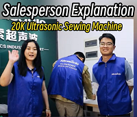 Máquina de costura ultrassônica de 20 kHz