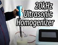 Homogeneizador ultrassônico de 20kHz