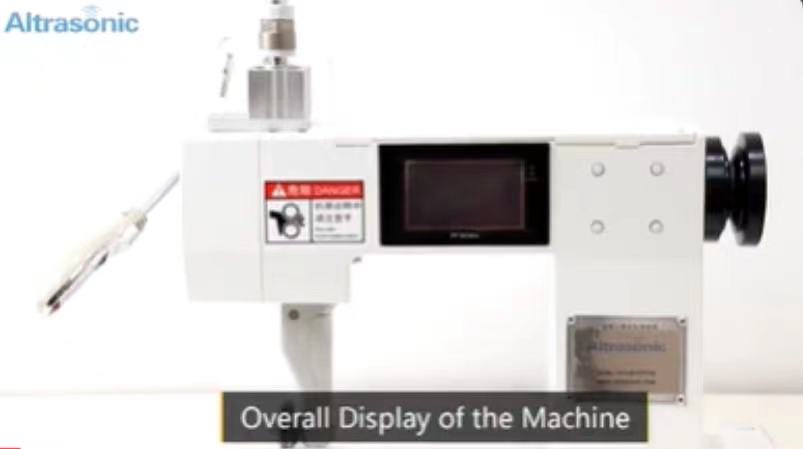 Máquina de corte de tecido ultrassônica para a indústria