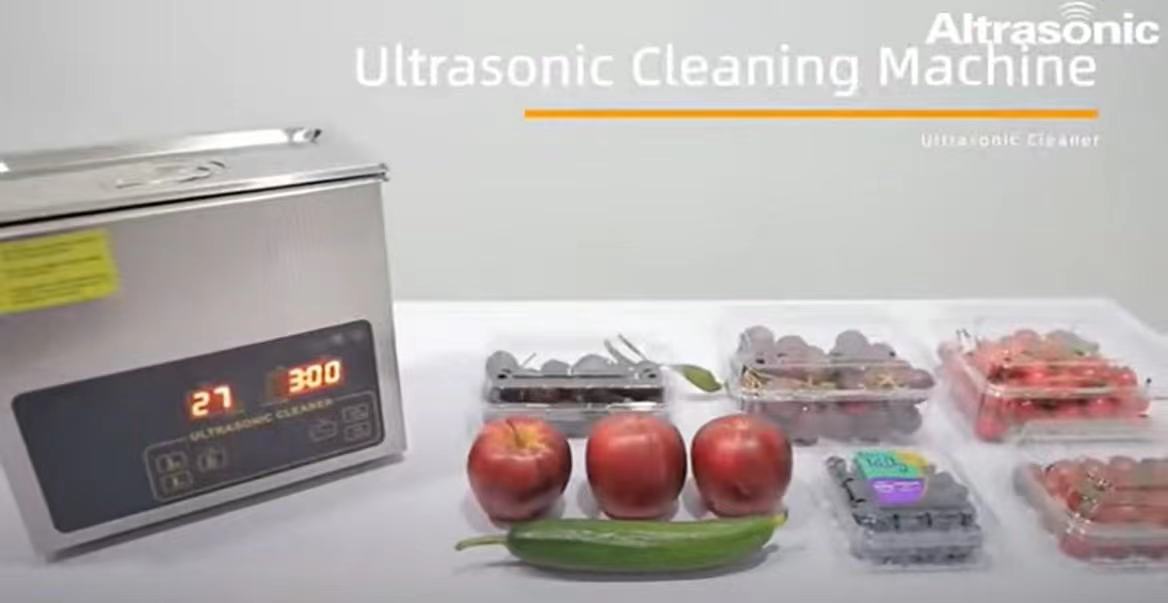 Como a máquina de limpeza ultrassônica limpa frutas e vegetais？